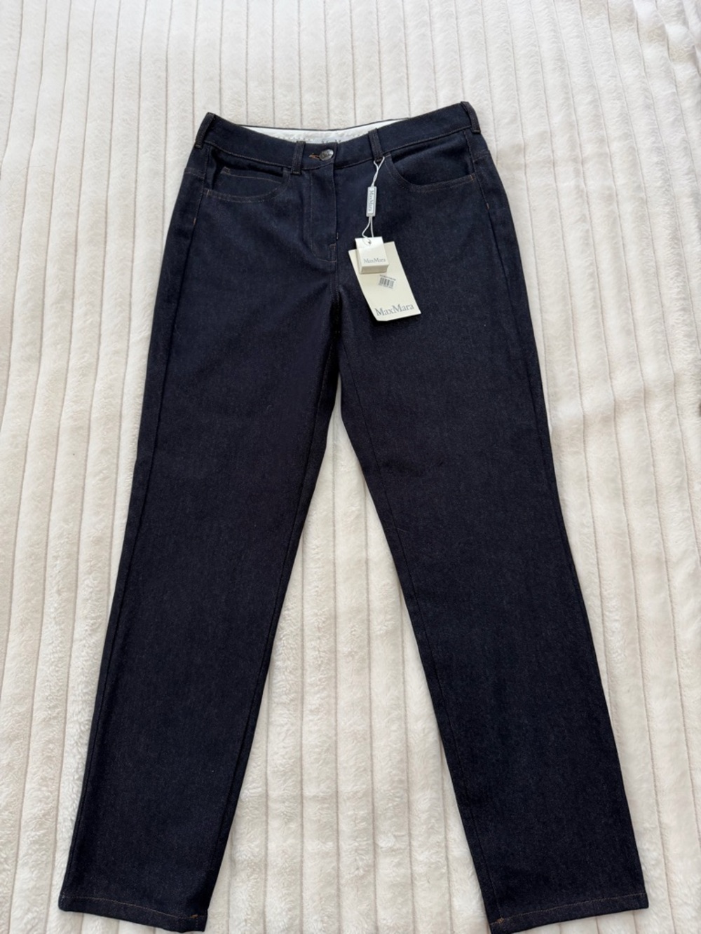 MaxMara dark Blue Straight-Leg Jeans